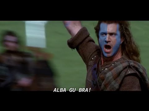 Mel Gibson yelling FREEDOM in "Braveheart" (1995)