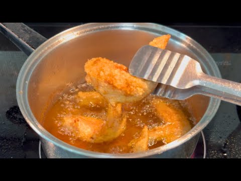 “Sleep Sounds” Frying Chicken ASMR | Relaxing “Rain” Sounds for Sleeping