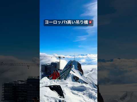 🇨🇭ヨーロッパで1番高い吊り橋からの景色