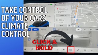 Change passengers air temperature - Tesla How To