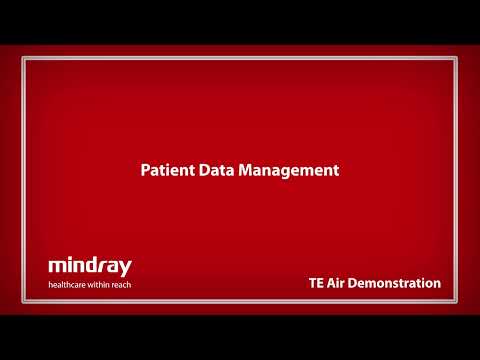 TE Air Ultrasound Tutorial - Patient Data Management