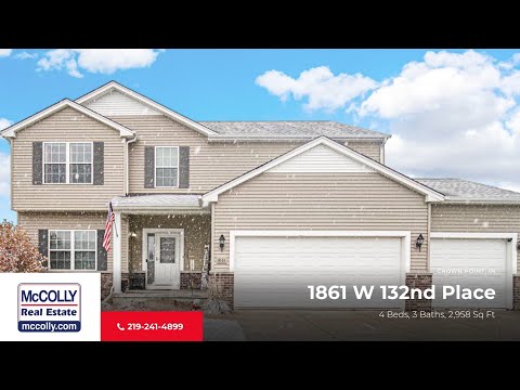 1861 W 132nd Place, Crown Point, IN | MLS #542126 - McColly