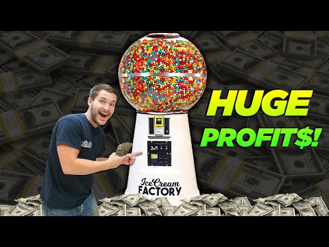 Our 7 Foot Gumball Vending Machine Made SO MUCH Money!