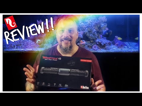 Review of the Red Sea ReefWAVE 45! Set Up & Programmed for #reefzilla