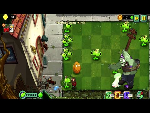 PvZ2 // Vasebreaker endless wave // Gameply :