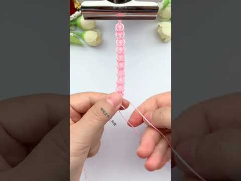 Zero foundation, you can learn it at a glance, rope braiding tutorial, simple braiding bracelet