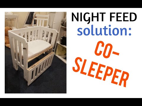 ULTIMATE Night Feed Solution: Our CO-SLEEPER (in 30 seconds)