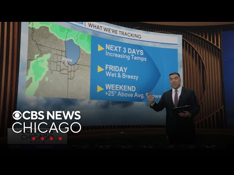 Increasing temperatures next 3 days in Chicago