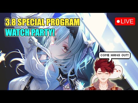 🔴 VERSION 3.8 WATCH PARTY 🍿 NEW AREA? WHO'S GETTING RE-RUNS? 😱 COME HANG OUT! | Genshin VTuber LIVE