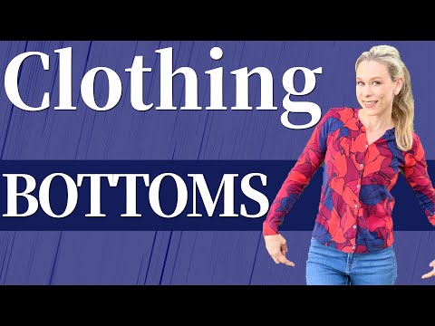 Clothes vocabulary in English | Learn clothing vocabulary in English - bottoms