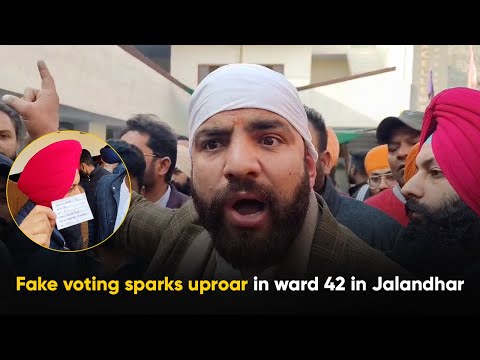 Fake voting sparks uproar in ward 42 in Jalandhar