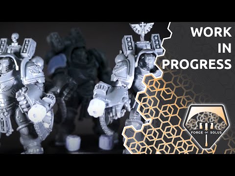 Dark Angels Work in Progress update | Warhammer Miniature Painting Wargaming