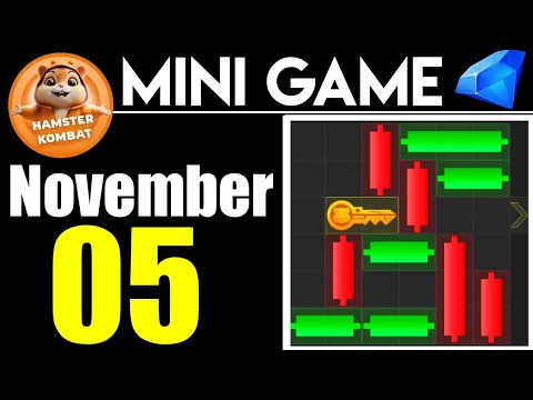 Hamster kombat Mini-Game 5th November (Puzzle Solved) #hamsterkombat #minigame #puzzlegame