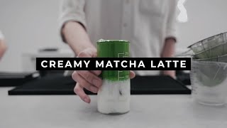 How To Make The Most Creamy Iced Matcha Latte