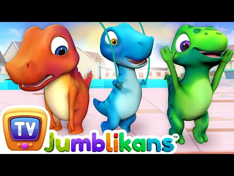 The Exercise Song with Jumblikans Dinosaurs - ChuChuTV Toddler Learning Videos