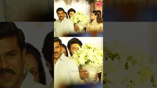 #ashish & #advitha #reception at #ramcharan #gamechanger #dilraju #wedding #shorts #tagtelugu