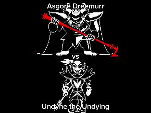 Asgore Dreemurr vs Undyne the Undying (Undertale)