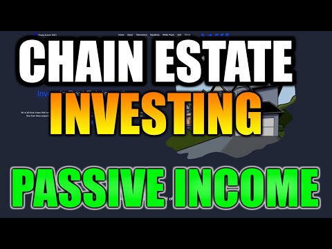 Chain Estate DAO - Invest in Real Estate on the Blockchain! Low Market Cap!