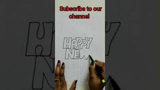 #shorts #youtubeshorts #viralvideo #drawing #newyear2021 #newyear2021drawing #happynewyear2021