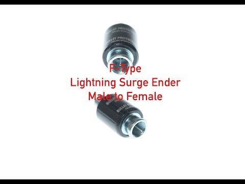 F-Type Lightning Surge Ender - Male to Female P#416