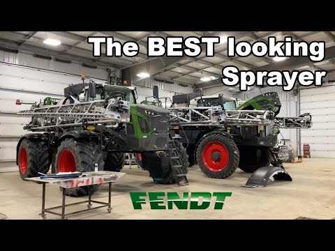 First looks at the Fendt Rogator sprayers