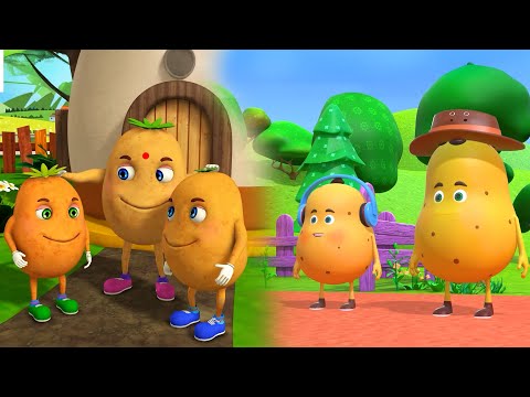 आलू कचालू बेटा कहाँ गए थे | Aloo Kachaloo Beta Kahan Gaye The | Hindi Rhymes | Nursery Rhymes