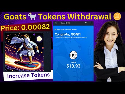 Goats 🐐 Tokens Withdrawal 🪙 Goats Listing date Confirm ✅ Goats 🐐 Tokens Price Leaked ||#cryptoMine |