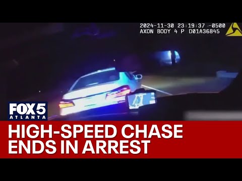 Coweta County high-speed chase leads to arrest | FOX 5 News