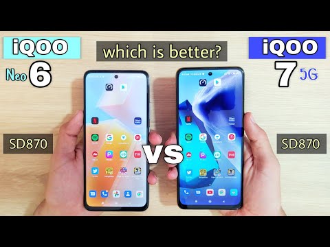 iqoo neo 6 5G vs iqoo 7 5G Speed Test & Comparison | Same Smartphone Same Processor 👎