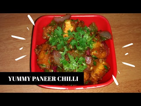 పనీర్ చిల్లి|| paneer chilli recipe in telugu||kitchen made food