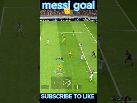 Messi fantastic goal of is  #efootball #shorts