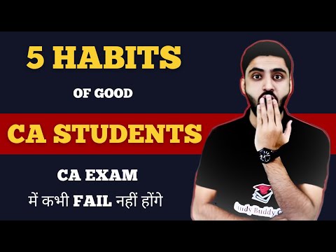 5 Habits to PASS CA Exam in 1st attempt 🎯