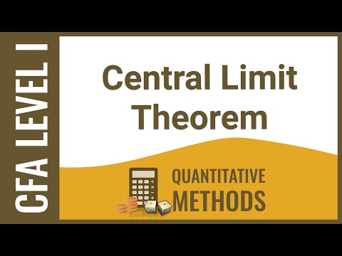 CFA Level I Quant - Central Limit Theorem