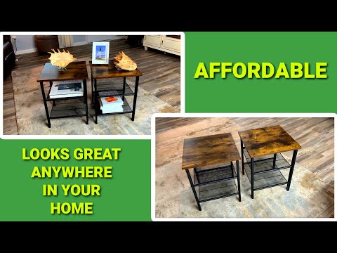 Vasagle Nightstand Side Tables ~ Affordable ~ Good Looking & Perfect Fit for Any Room