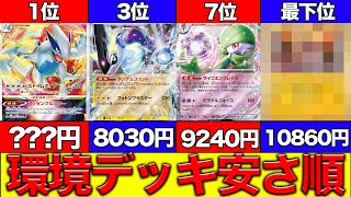 【2025年最新】ポケカ環境デッキ安さランキングBEST10【テラスタルフェス】