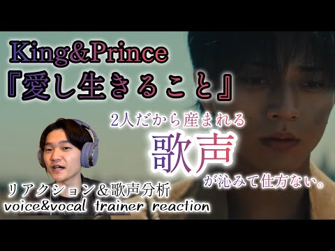 【リアクション】【歌声分析】King&Prince『愛し生きること』2人の歌声に色んな感情が詰まり過ぎててとにかく沁みる