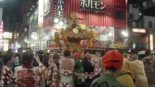 池袋御嶽神社　例大祭　宵宮　池袋駅西口を神輿渡御　2024/09/28  a26