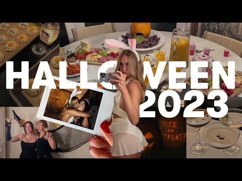 Halloween vlog! 🎃👻 hosting a party, diy spooky snacks | Casual Fall Vlogs 2023 ep 2