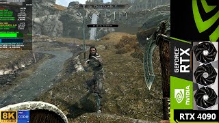 Skyrim Special Edition Ultra Settings 8K | RTX 4090 | i9 13900K 5.8GHz