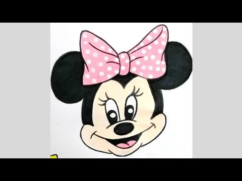 How to draw Minnie Mouse #shorts #short #artsyfam #art #trending #viral #anime #minniemouse #mickey