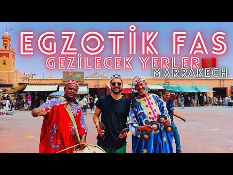 Fas’ı Böyle Tahmin Etmemiştim! Marakeş Gezilecek Yerler (1 Günde) İnanılmaz Gece Hayatı! Fas Vlog