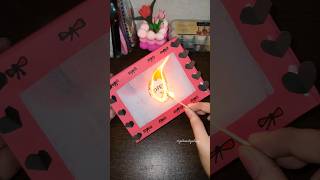 Diy handmade magical fire new year wish card #diy #card #creativity #magical #newyear