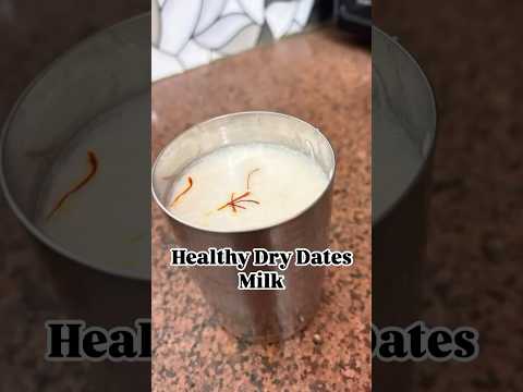 Healthy Dry Dates Milk 🥛❤️ #drydatesmilk #youtubeshorts #winterspecial #muskangarg2909