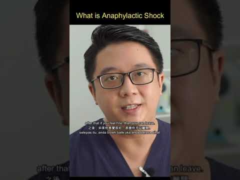 what is anaphylactic shock or anaphylaxis reaction? #Shorts