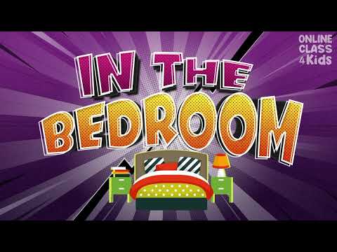 Bedroom Vocabulary in English | In the Bedroom | Learning the Bedroom | Parts of the House