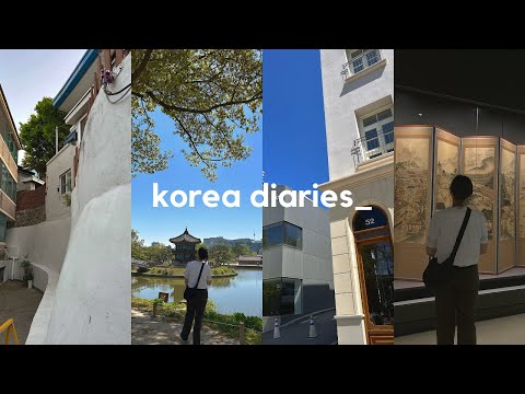 KOREA VLOG 💌 a day in samcheongdong, visiting gyeongbokgung palace, shopping, pretty cafes