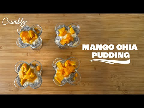 How to make #mango chia pudding 😉 a #healthy breakfast #recipe