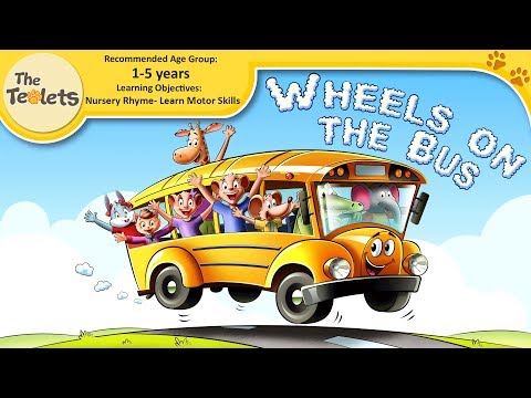 Wheels on the Bus  I Best Kids Songs I YouTube Nursery Rhymes By The Teolets