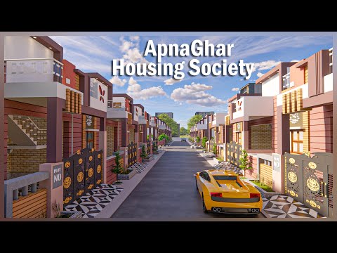 🏡Apna Ghar Housing Society | 3D Architecture Animation By ShivajiHomeDesign