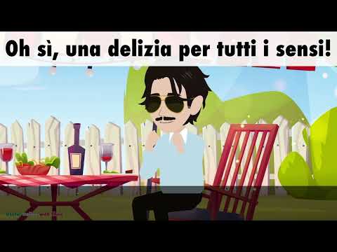 Learn Italian | With a friend in the garden | Dialogue in Italian with subtitles